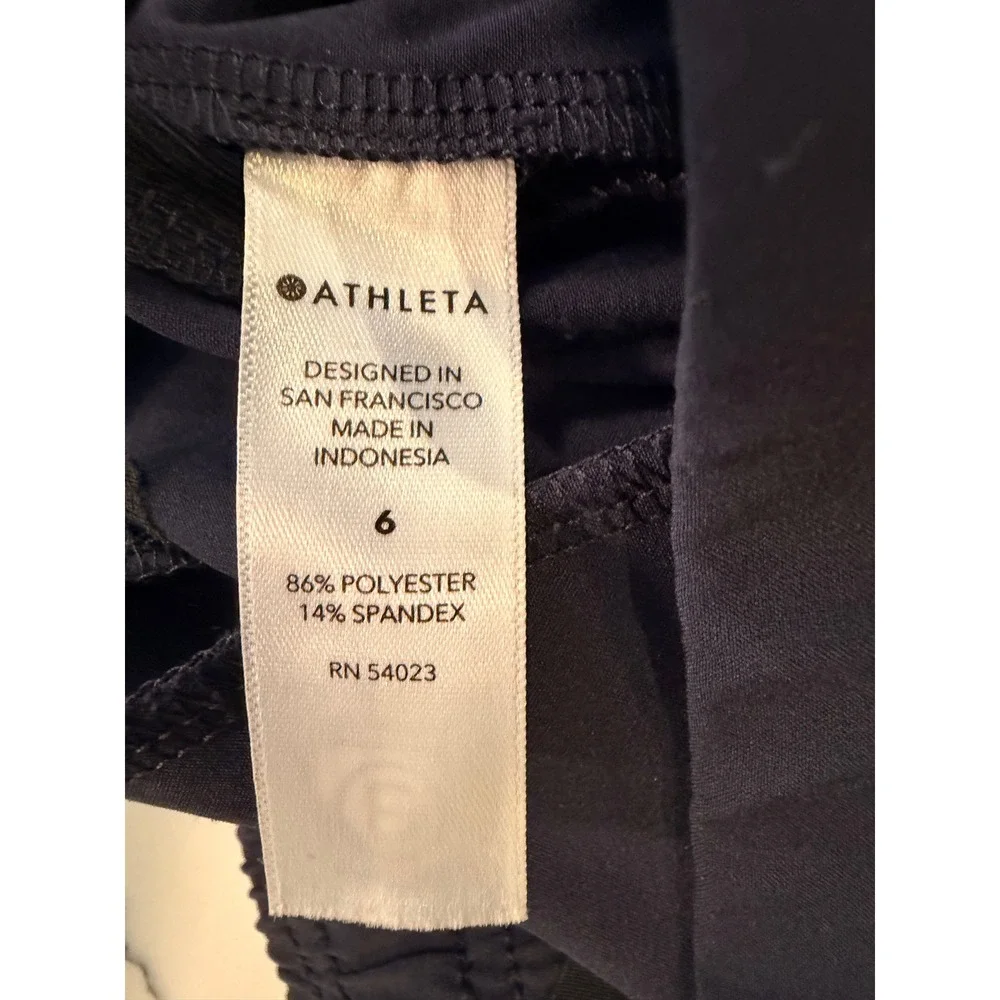 Athleta Brooklyn Jogger Navy Blue Athletic Pants Womens Size 6 NWOT